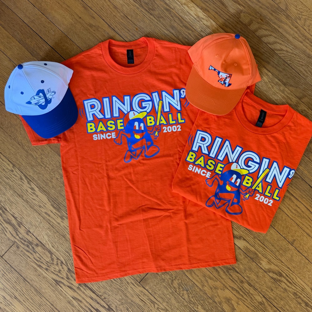 Aberdeen IronBirds NWOT 2 Tees Size Large and Medium and 2 Adjustable Hats